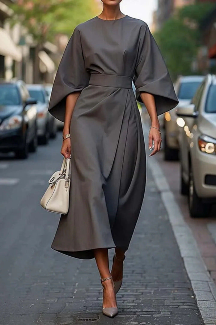 Levoire | Robe Élégante Et Intemporelle Gris