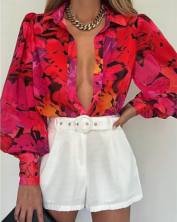 Blouse femme avec imprimé léopard et coupe décontractée Levoire