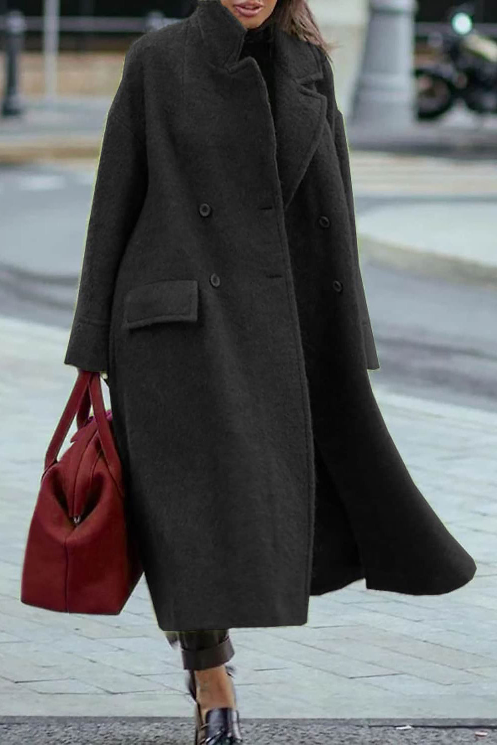 Levoire | Manteau minimaliste et isolé Noir