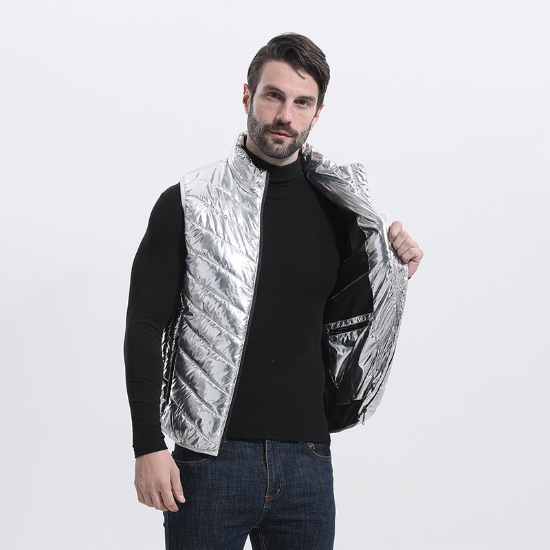 Levoire | Gilet outdoor argenté à neuf zones