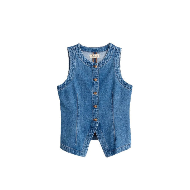 Gilet en denim pour femmes Levoire