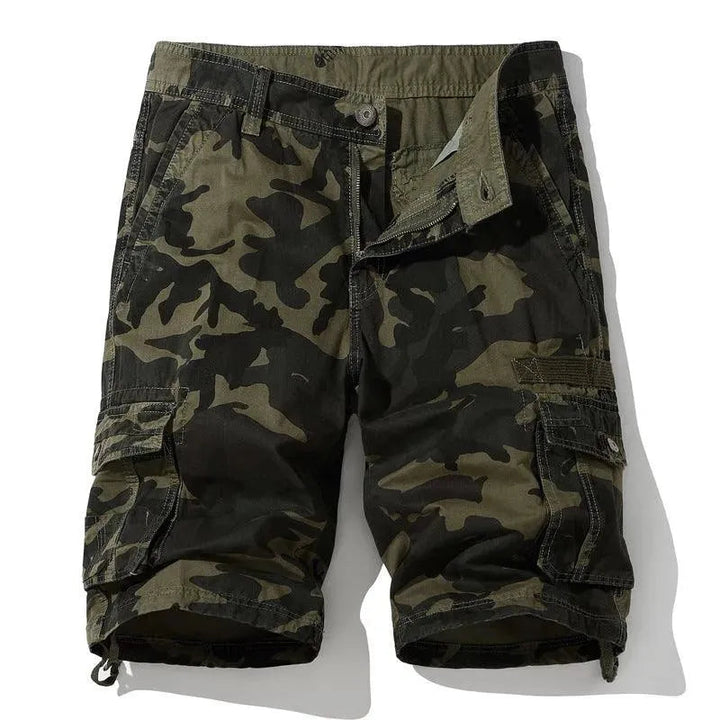 Levoire | Short homme grand taille Armée brillante camouflage