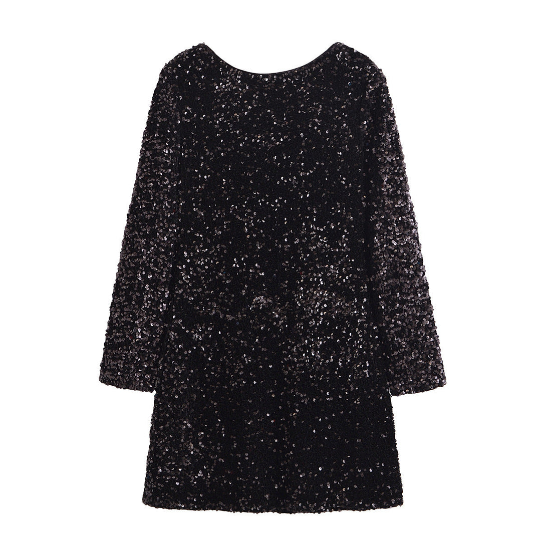 Levoire | Chic Mini Robe à Structure Dorsale noir