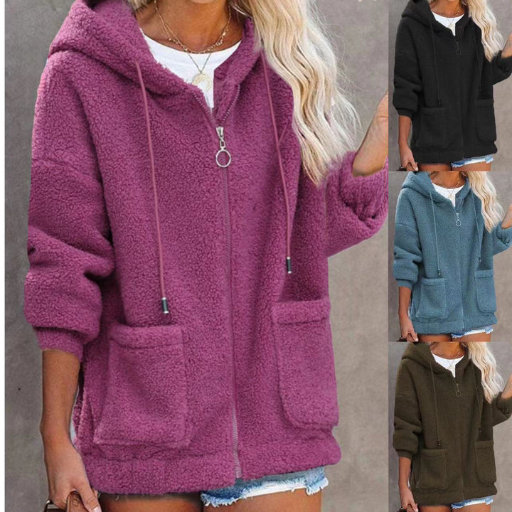 Veste à capuche en polaire pour femmes avec poches pratiques et capuche de haute qualité Levoire