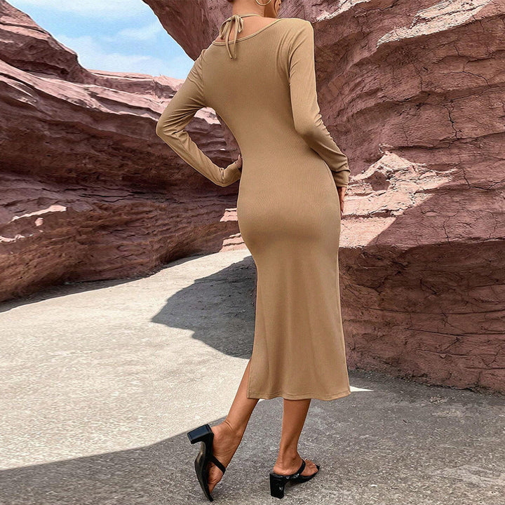 Levoire | Robe Élégante Slim-Fit Bodycon À Manches Longues