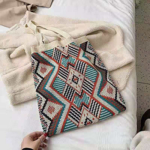 Levoire | Sac Tricoté Géométrique