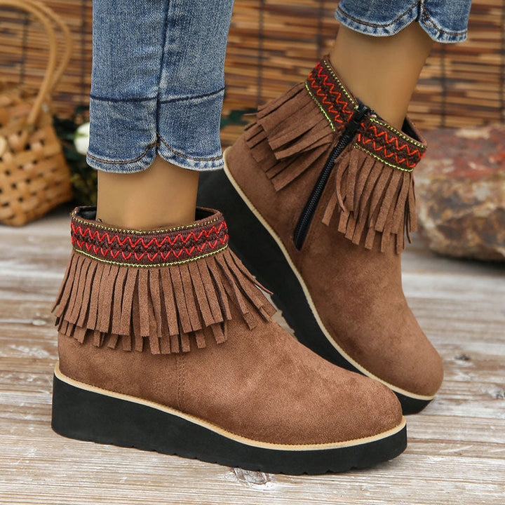 Levoire | Bottines À Franges Hiver