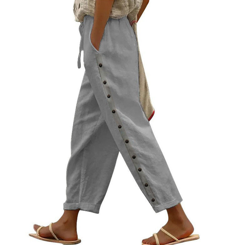Levoire | Pantalon Large Décontracté Gris