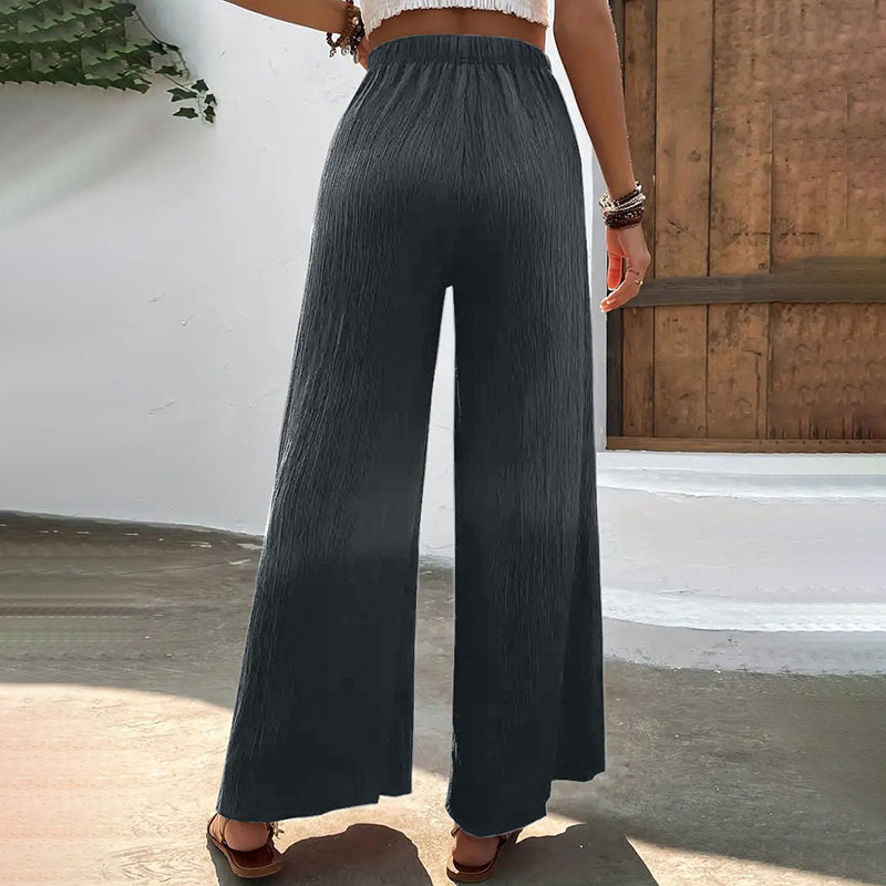 Levoire | Pantalon D'Été Élégant Et Léger Pour Femmes Avec Jambe Évasée