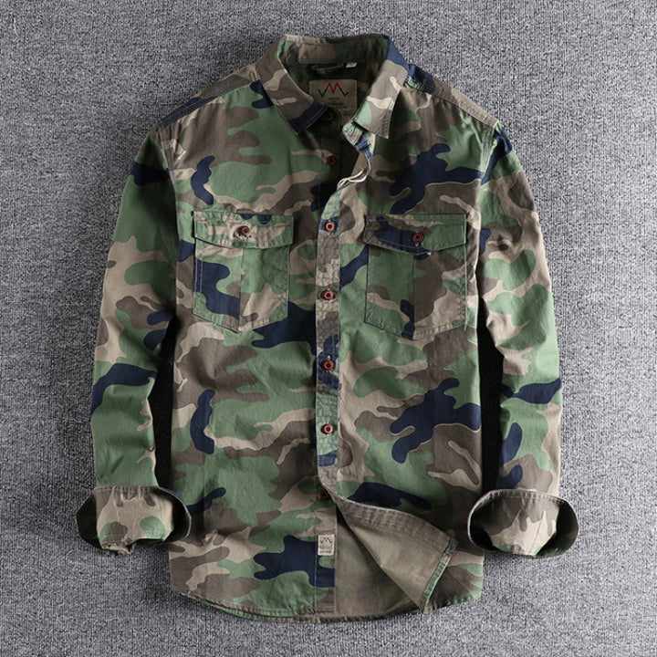 Levoire | Veste Rétro Camouflage Pour Hommes