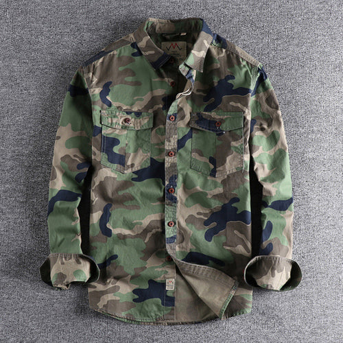 Levoire | Veste Rétro Camouflage Pour Hommes