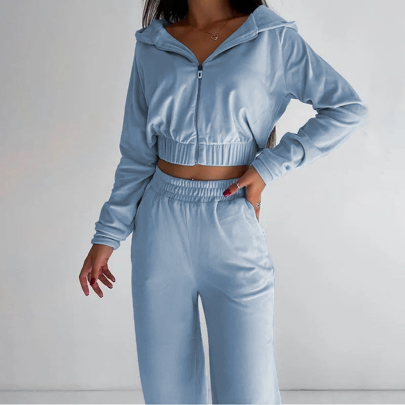 Levoire | Rento Sweat-shirt de Collège - Ensemble à Deux Pièces Bleu
