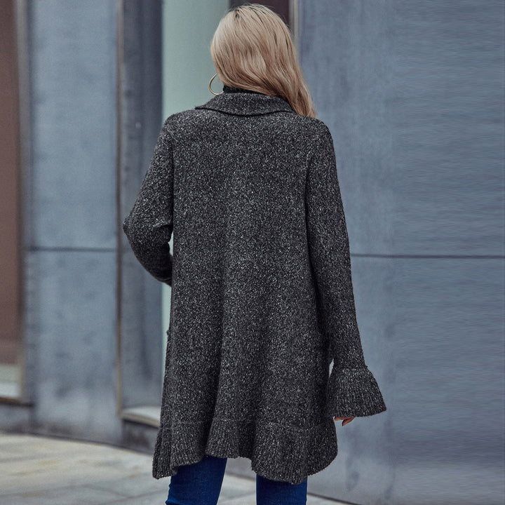 Cardigan en tricot confortable pour femmes avec une coupe ouverte et des poches pratiques Levoire