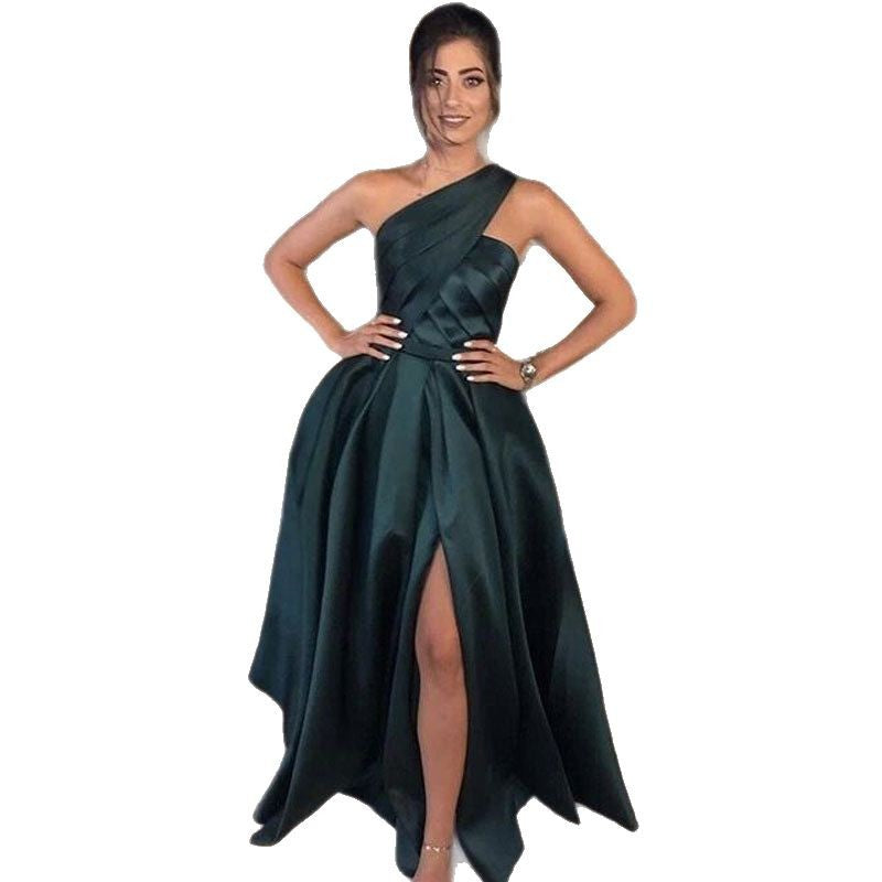 Levoire | Robe de soirée minimaliste à une épaule élégante
