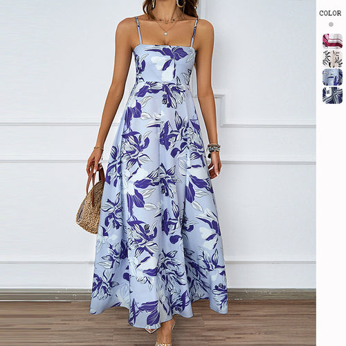 Robe maxi femme avec motif graphique Levoire