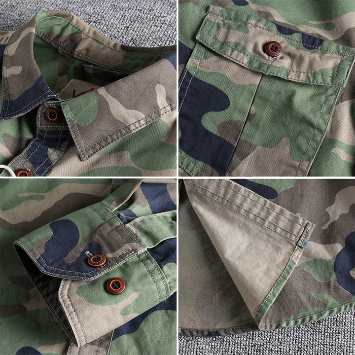Levoire | Veste Rétro Camouflage Pour Hommes
