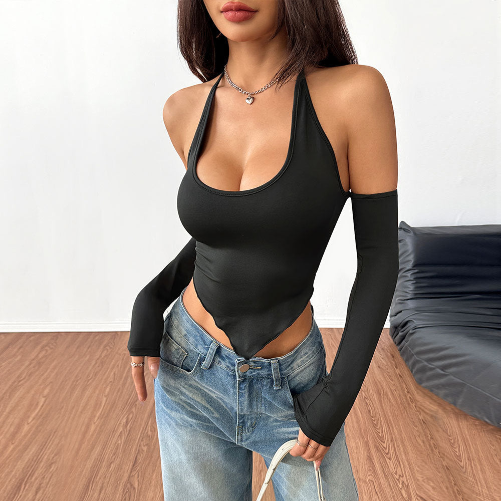 Blouse femme ajustée à manches longues et coupe sophistiquée Levoire