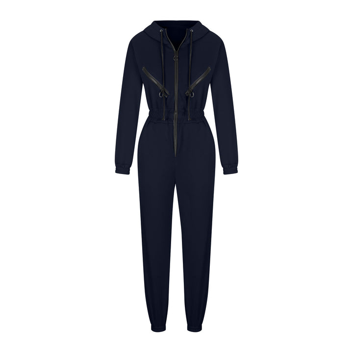 Levoire | Trendik Vêtements Ensemble de Combinaison à Capuche pour Femmes noir