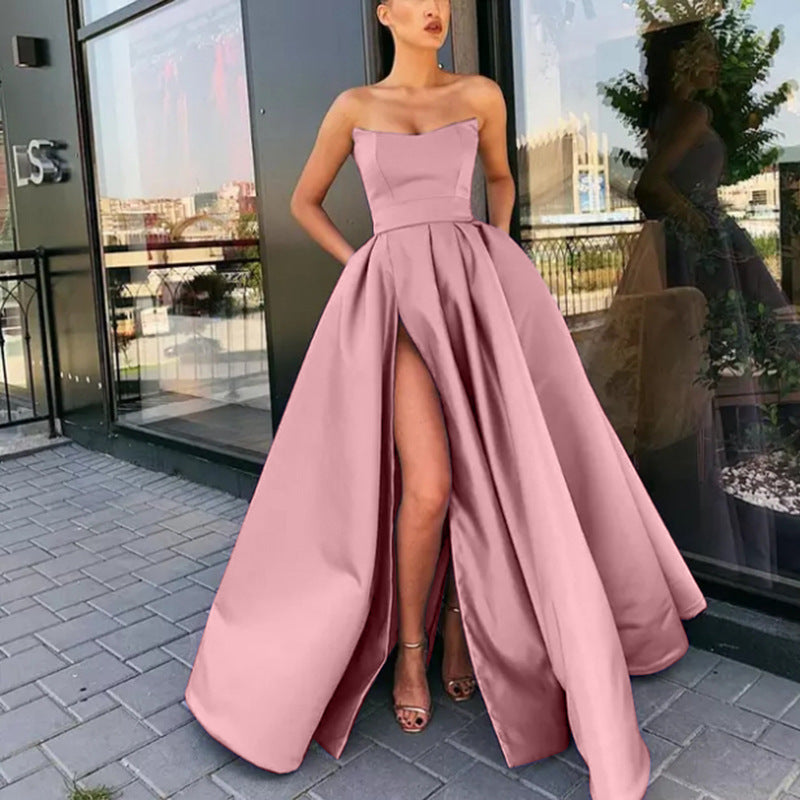 Levoire | Élégante robe de soirée longue pour hôtesse Rosa