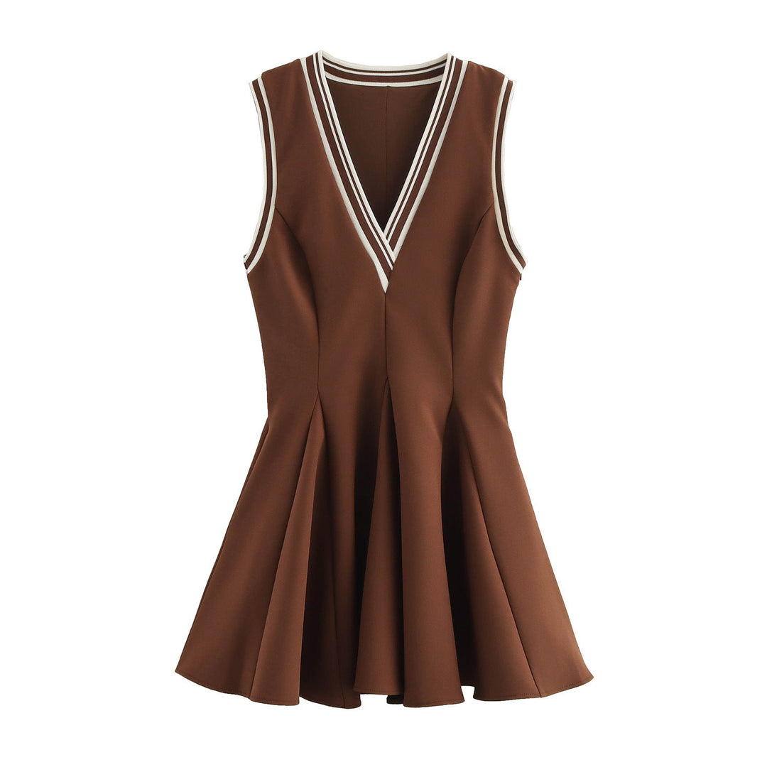 Levoire | Robe sans bretelles à décolleté en V élégant Couleur