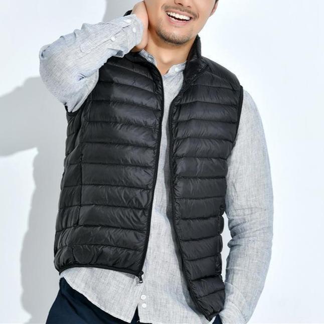 Levoire | Gilet Sportif Rembourré Pour Hommes Noir