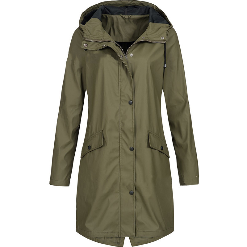 Levoire | Veste De Pluie Élégante Avec Style Vert