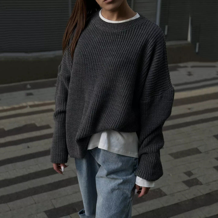 Levoire | Confortable, ample pull en tricot en laine