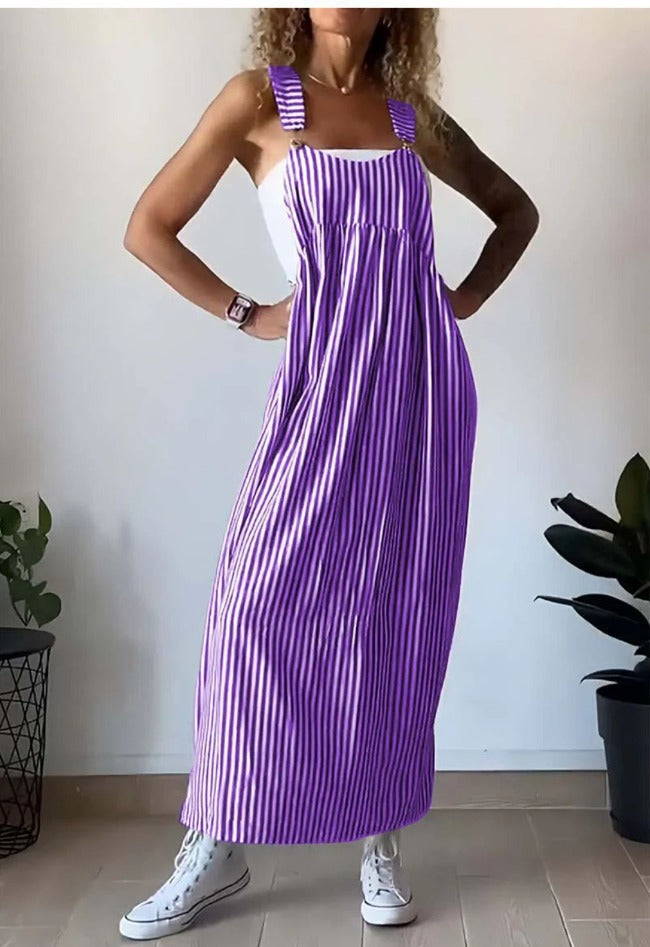 Levoire | Combo De Jardin Rayé Tendance Lilas