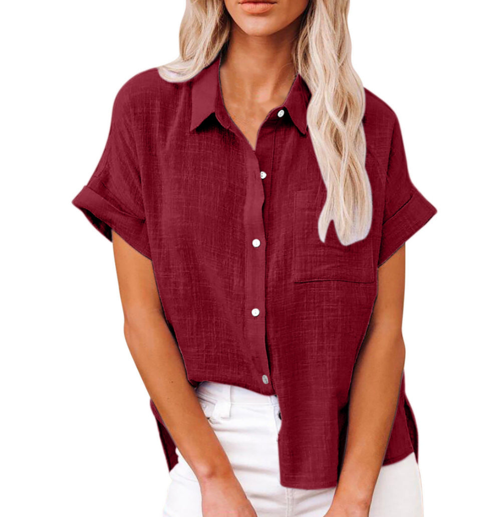 Levoire | Chemise Ample Décontractée Pour Femmes Rot
