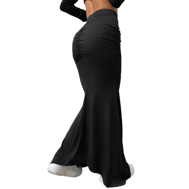 Jupe maxi pour femmes avec des détails de volants sophistiqués et une coupe élégante Levoire