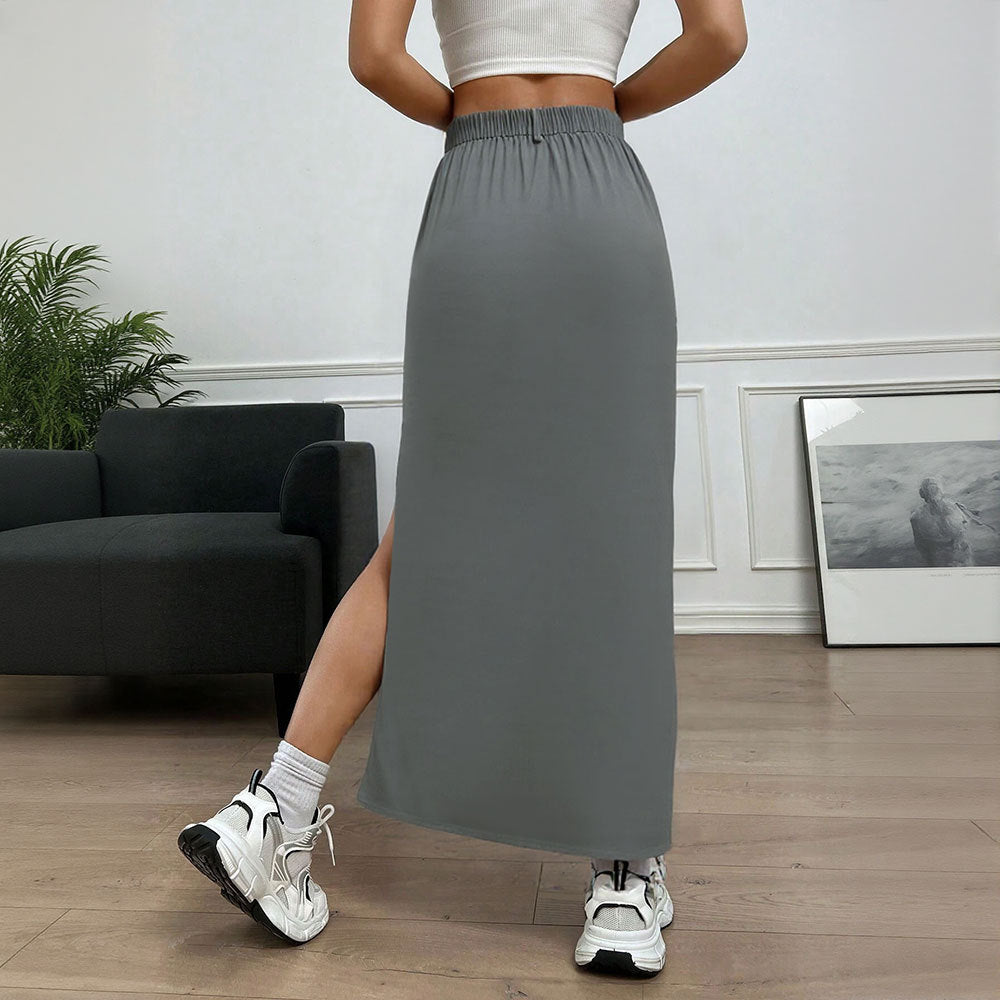 Jupe longue pour femme avec fente latérale Levoire