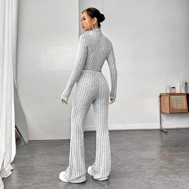 Pull court pour femmes avec taille haute et jambe large Levoire