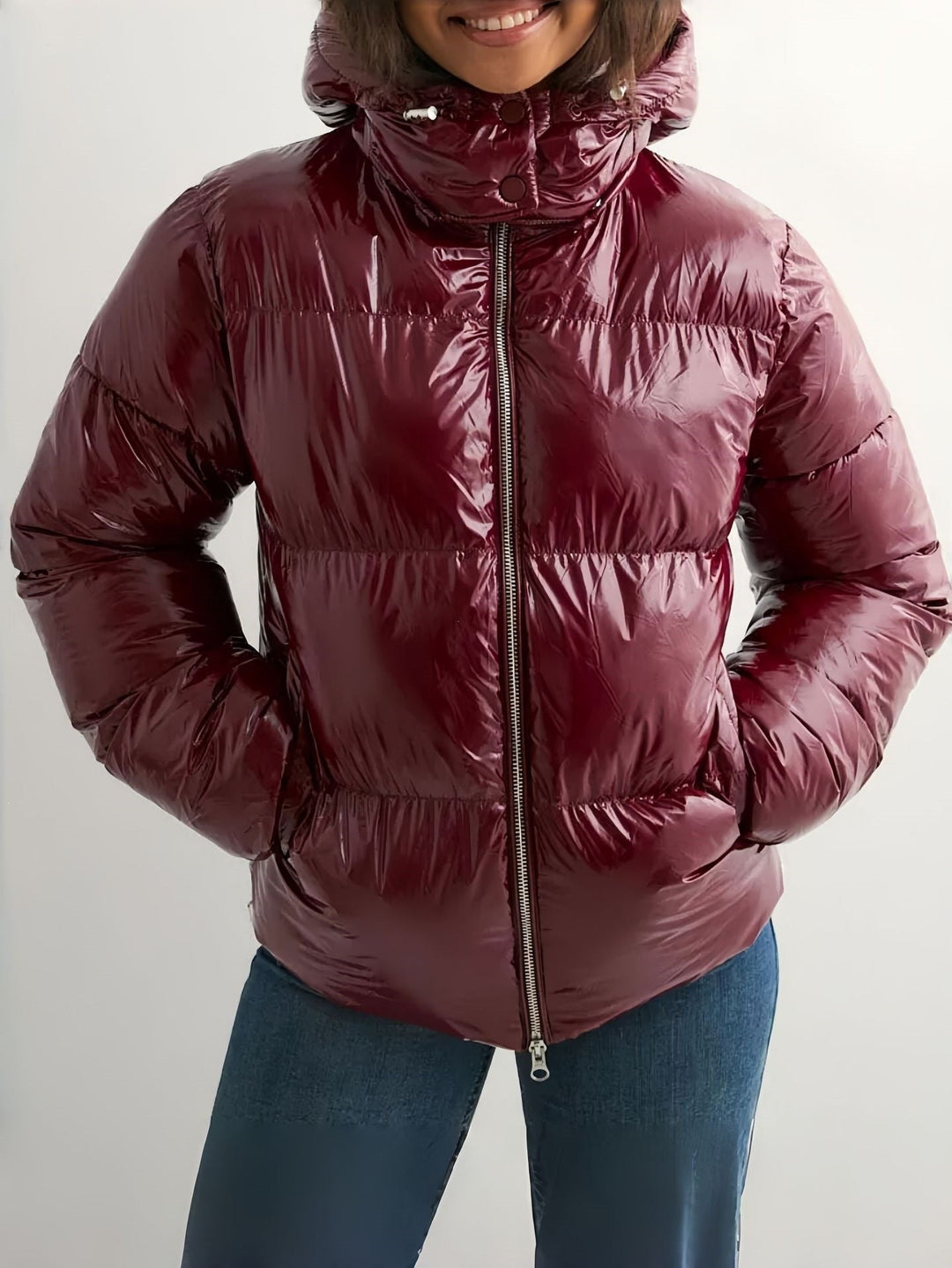 Femme Veste d'hiver en duvet tendance