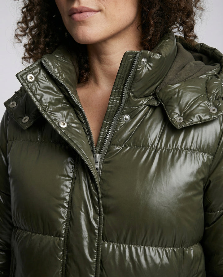 Dames Veste Puffy Capuche | Avriane