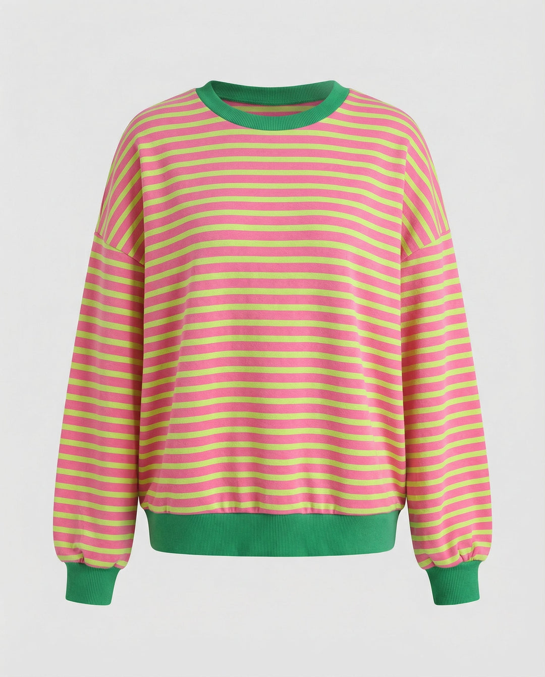 Boxy Sweatshirt Femme Rayé | Avriane