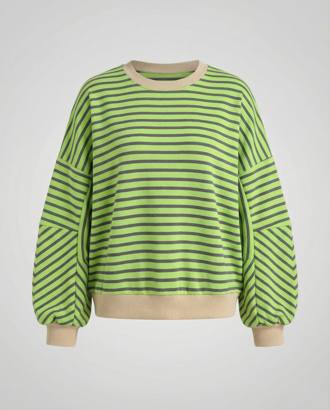 Boxy Sweatshirt Femme Rayé | Avriane