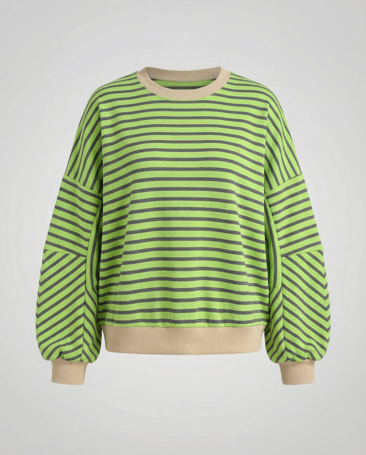 Boxy Sweatshirt Femme Rayé | Avriane