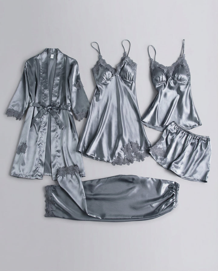 Ensemble de pyjama en soie luxueux pour femmes | Avriane