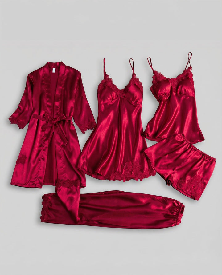 Ensemble de pyjama en soie luxueux pour femmes | Avriane