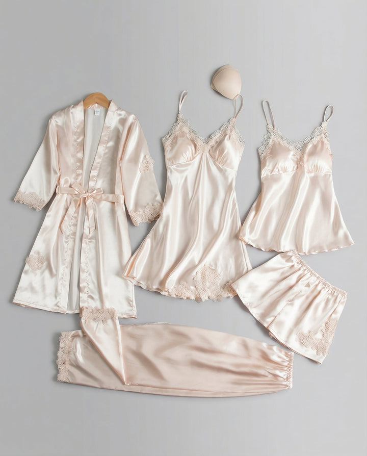 Ensemble de pyjama en soie luxueux pour femmes | Avriane