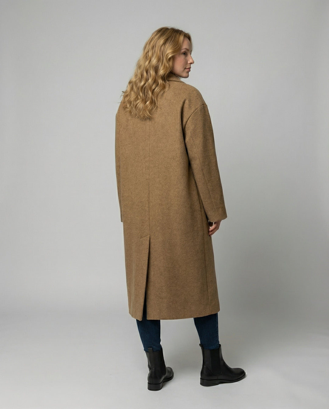Manteau en laine oversized élégant pour femmes | Heidi-Mode