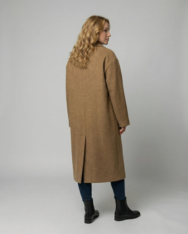 Manteau en laine oversized élégant pour femmes | Heidi-Mode