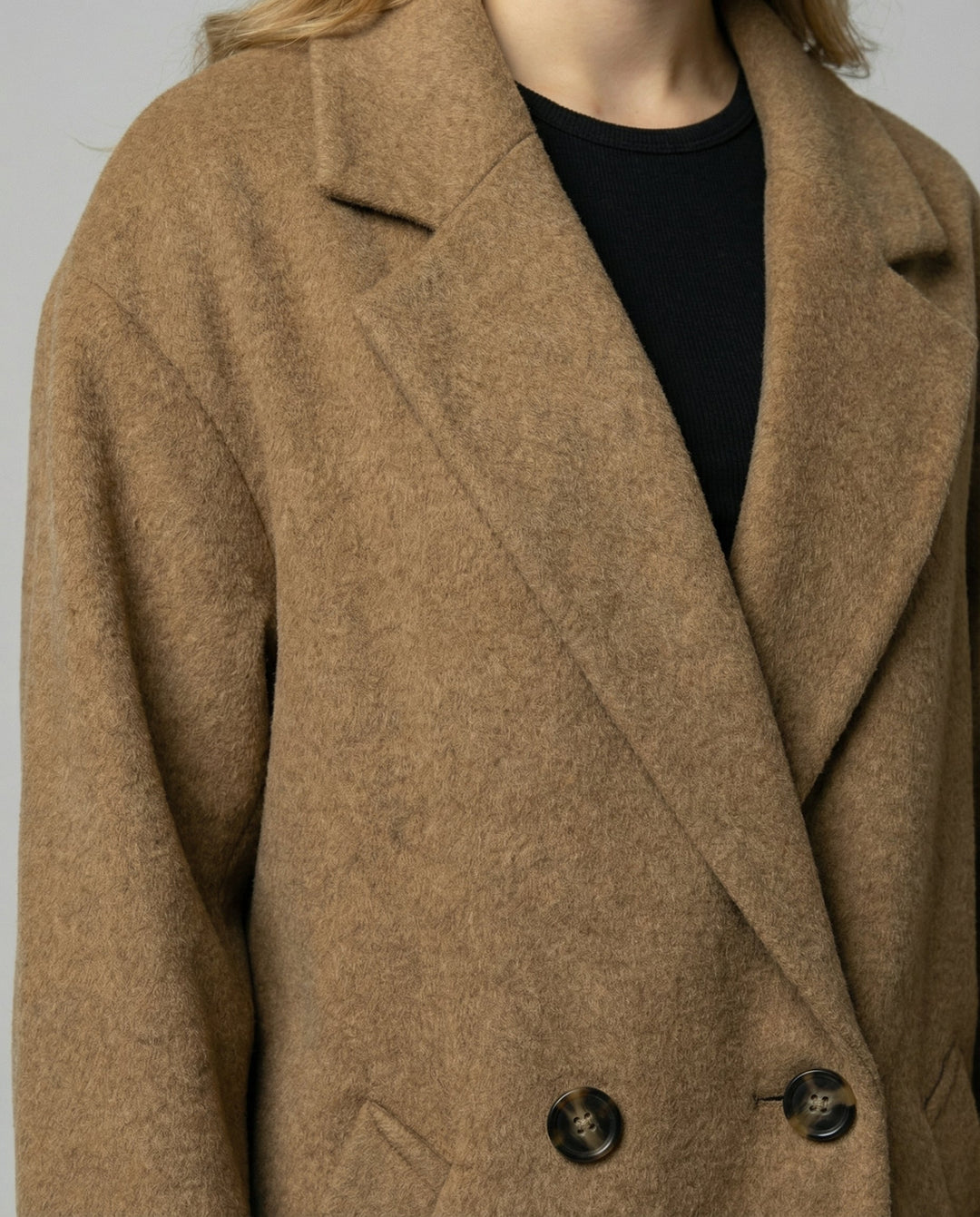Manteau en laine oversized élégant pour femmes | Heidi-Mode