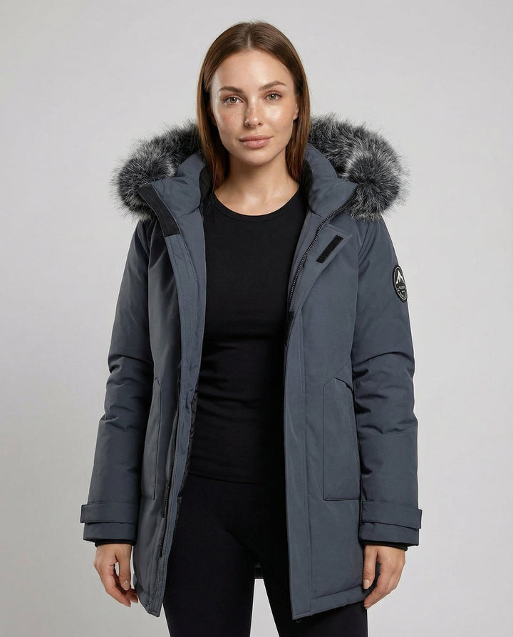 Parka d'hiver plus chaude femmes à capuche | Avriane