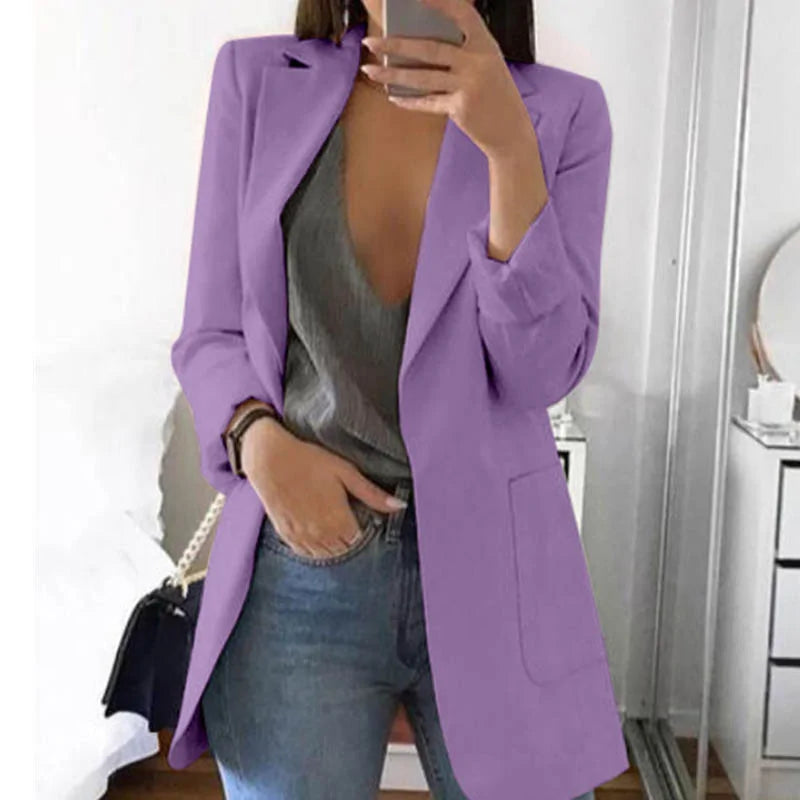 Levoire | Blazer Exécutif Sans Effort Lilas