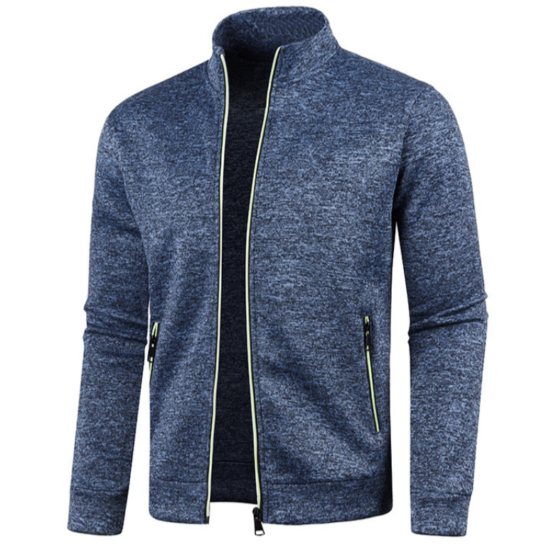 Levoire | Veste Avec Fermeture Éclair Pour Hommes Bleu