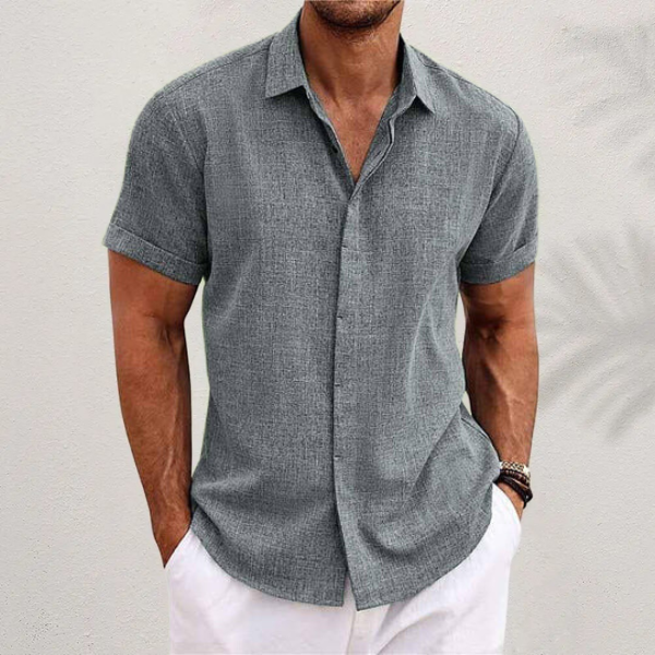 Levoire | Chemise D'Été Pour Hommes Gris