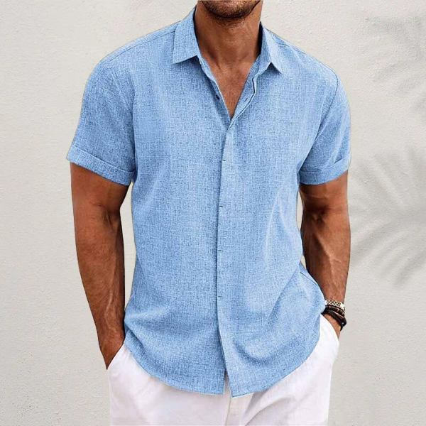 Levoire | Polo D'Été Pour Hommes Bleu clair