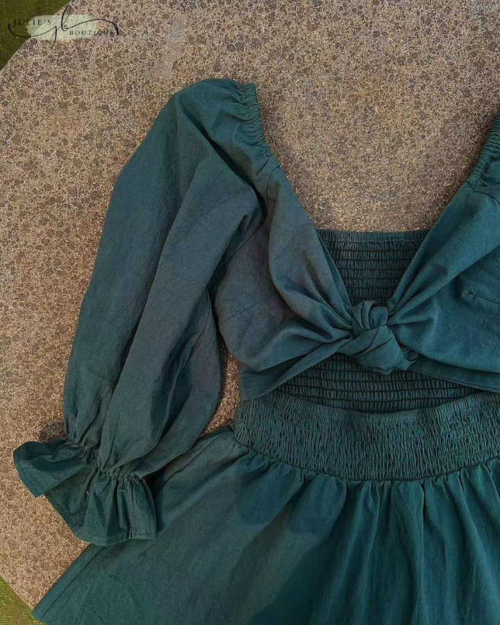 Levoire | Robe Française Avec Manches Volantes