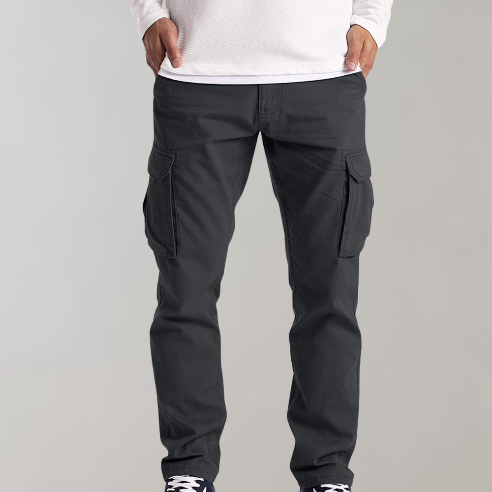 Levoire | Pantalons Cargo Polyvalents Pour Hommes Gris foncé